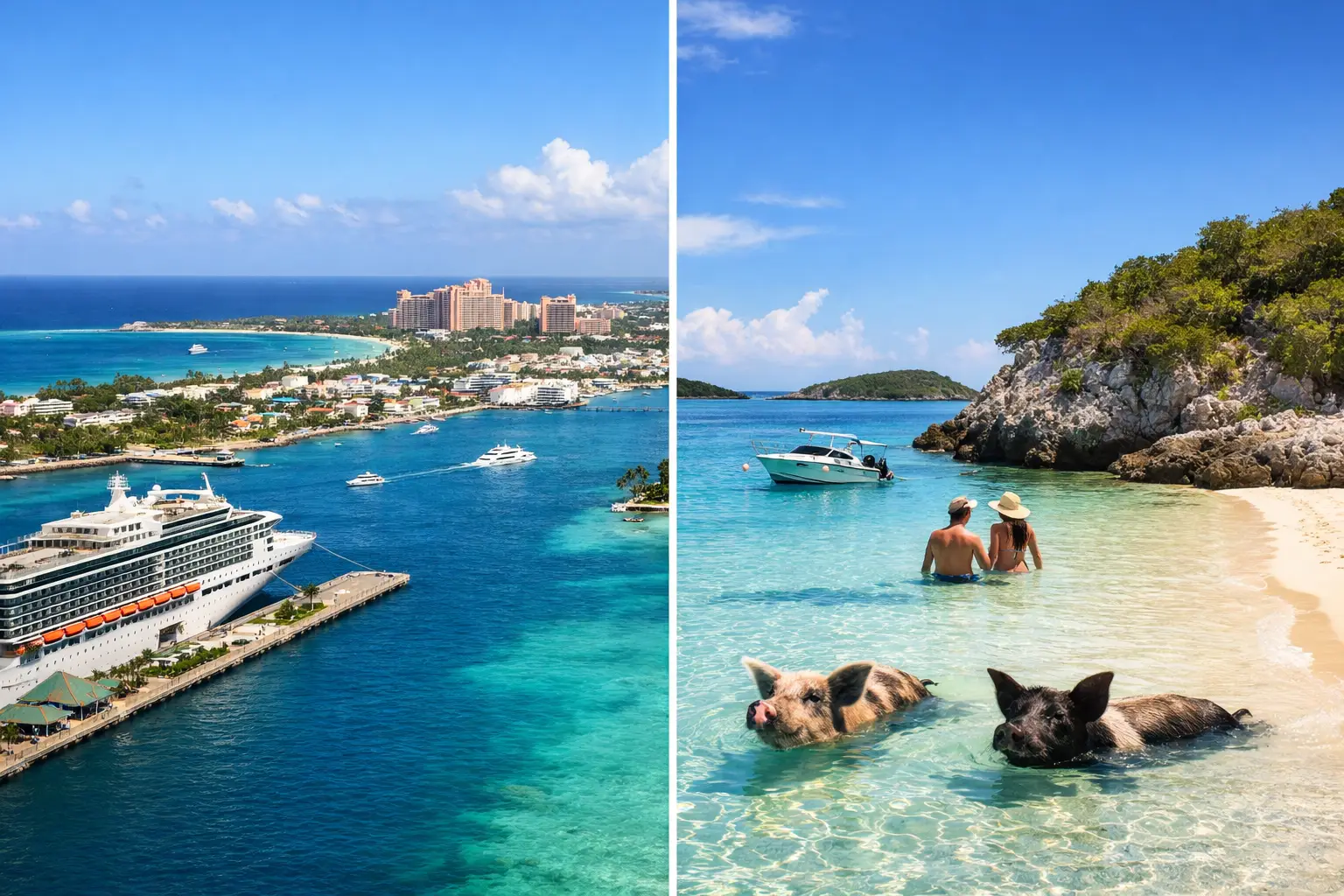 Vacanza a Nassau o Exuma? Come scegliere