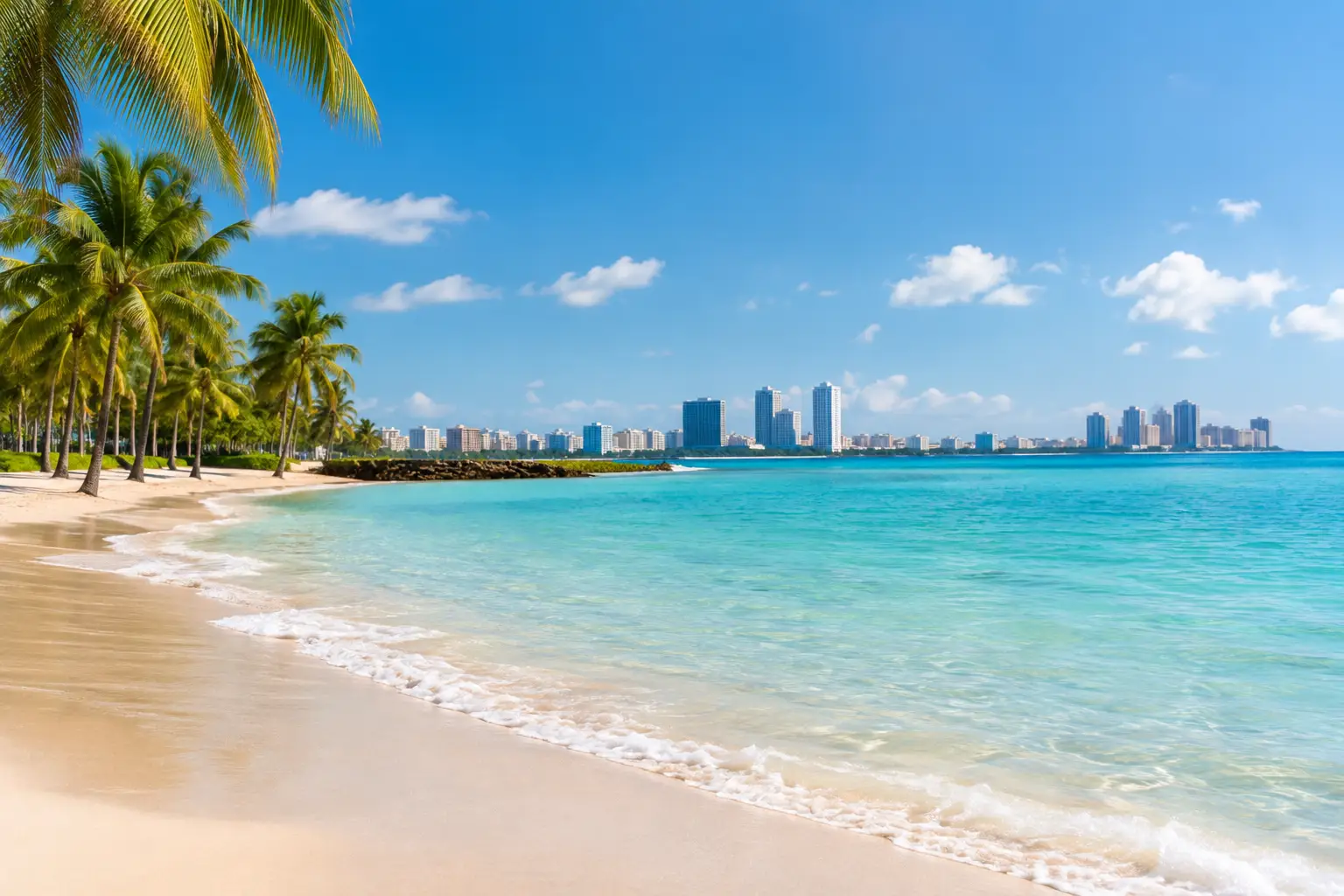 Migliori spiagge tranquille vicino Miami